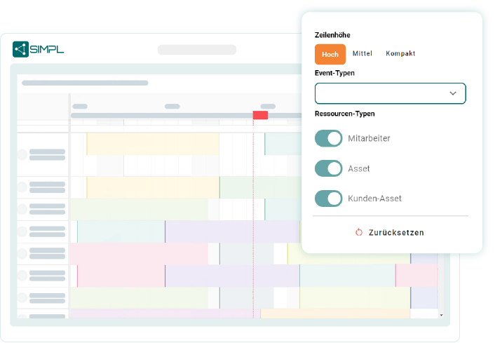 Anpassbare digitale Plantafel