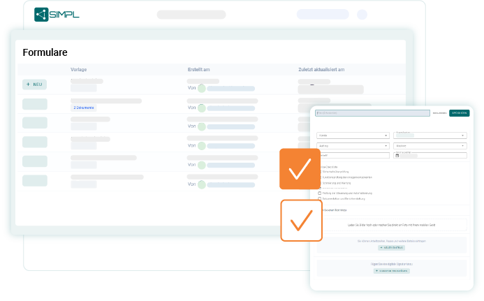 Digitale Formulare und Berichte