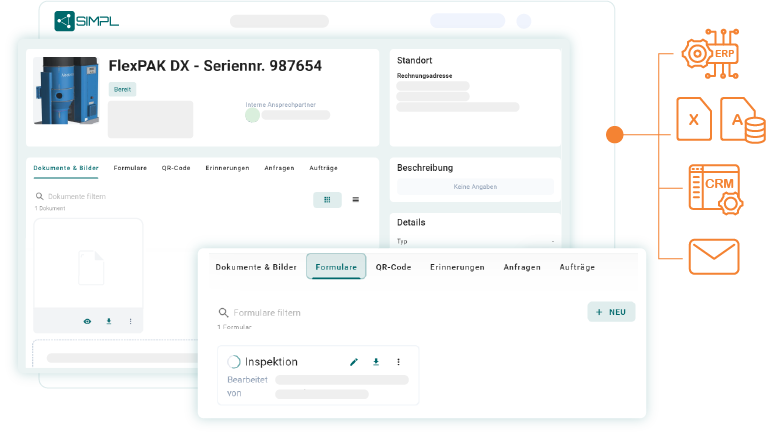 Digitale Lebenslaufakte für Maschinen und Anlagen