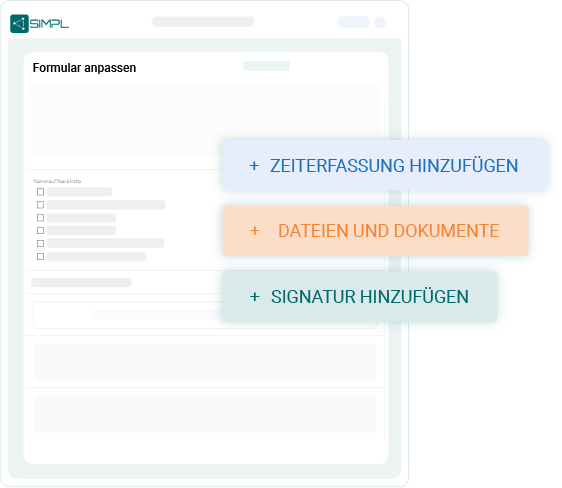 Konfiguration von digitalen Formularen und Protokollen