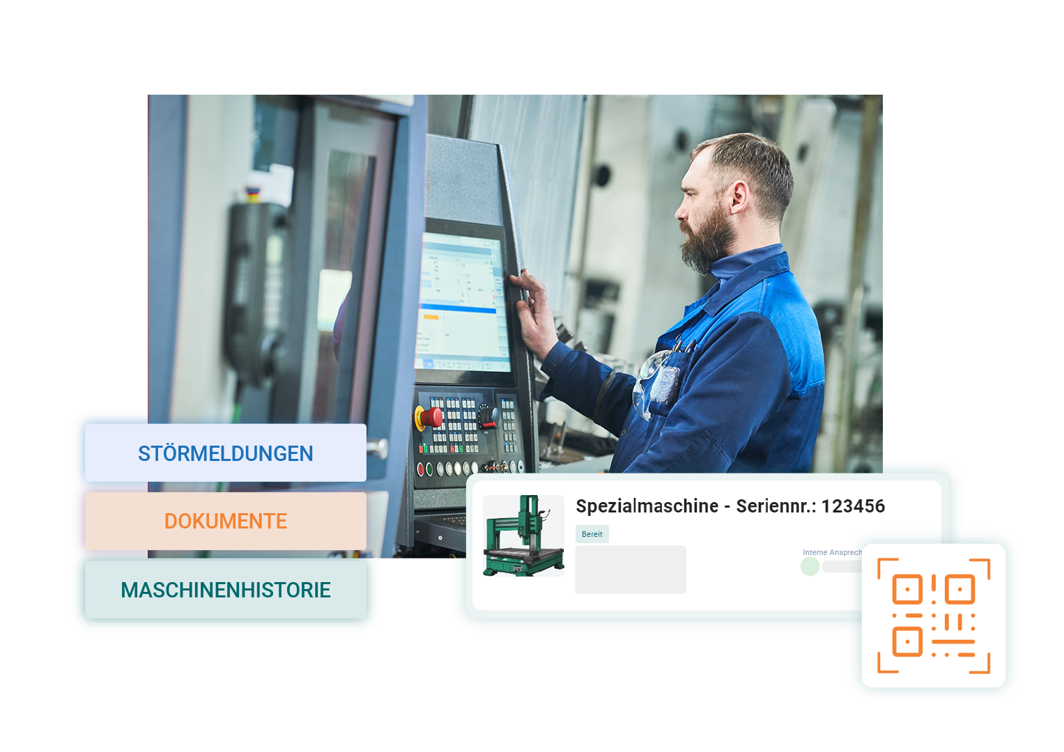 QR-Codes für Maschinen und Anlagen
